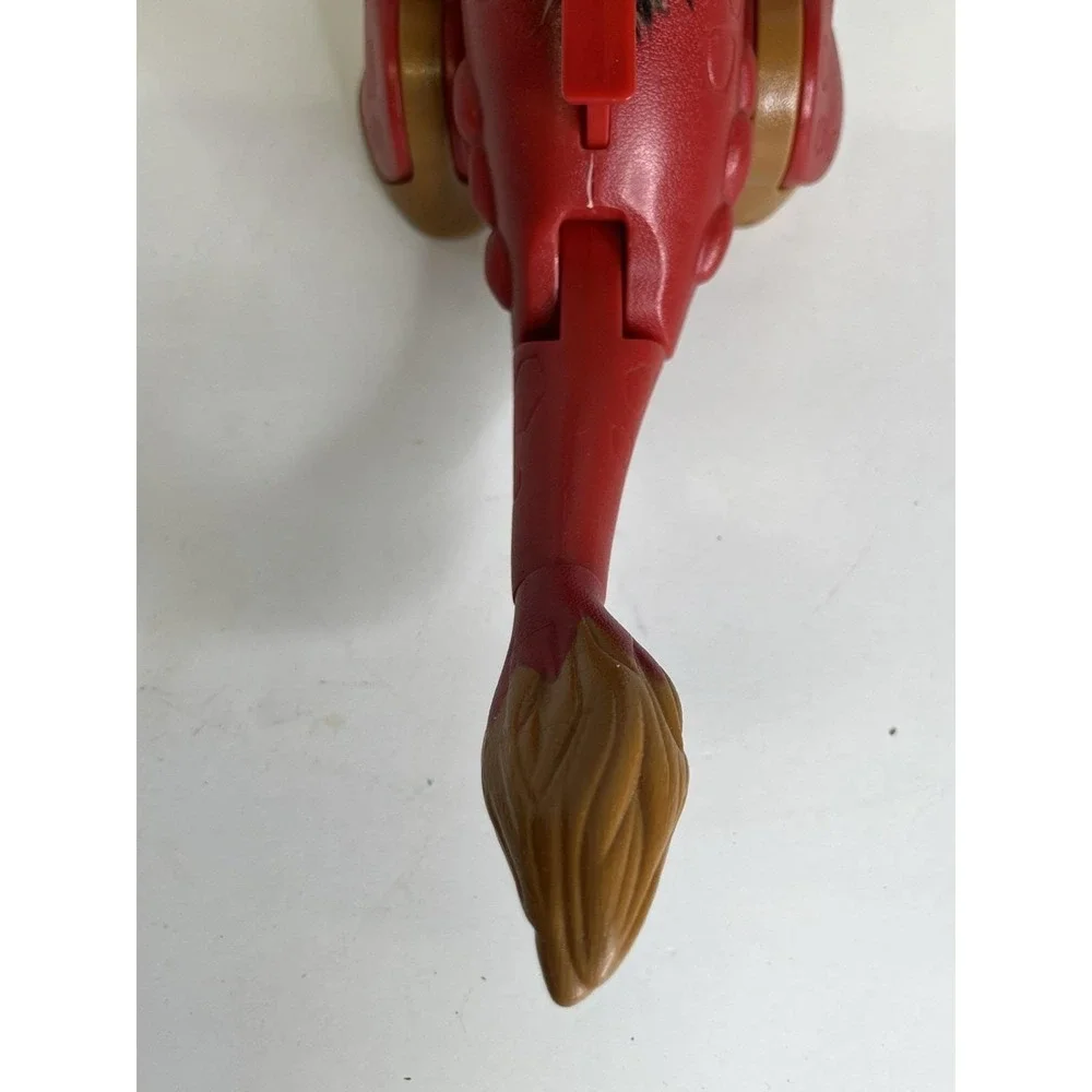 Fisher Price 2008 Imaginext Large Red Fuzzy Dragon w/Movement & Sounds Toy Works